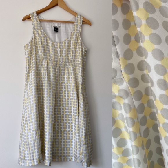 mac & jac Dresses & Skirts - Mac & Jac Silk Polka Dot Sleeveless Dress